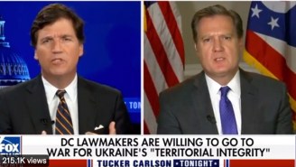 ‘Guess I’m For Democracy’: Tucker Carlson’s Gushing Over Russia Inspired His Baffled Guest To Explain To Him Like A Child Why He Should Be Pro-Democracy