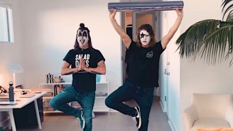 Dave Grohl And Greg Kurstin Got In Full Kiss Makeup For Their Final ‘Hanukkah Sessions’ Cover Of 2021