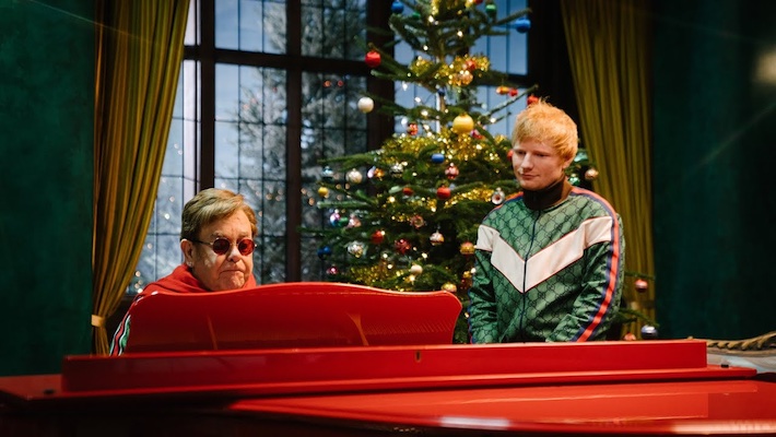 Elton John Ed Sheeran Merry Christmas Video 2021