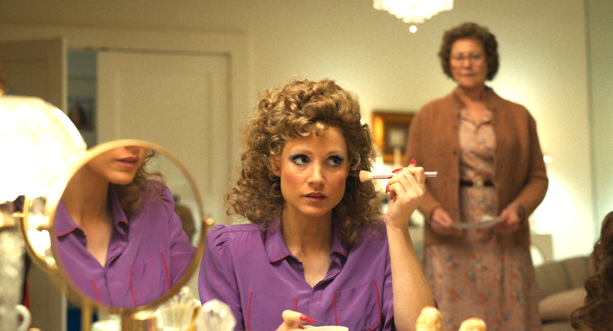 Jessica Chastain as Tammy Faye Bakker in the Eyes Of Tammy Faye