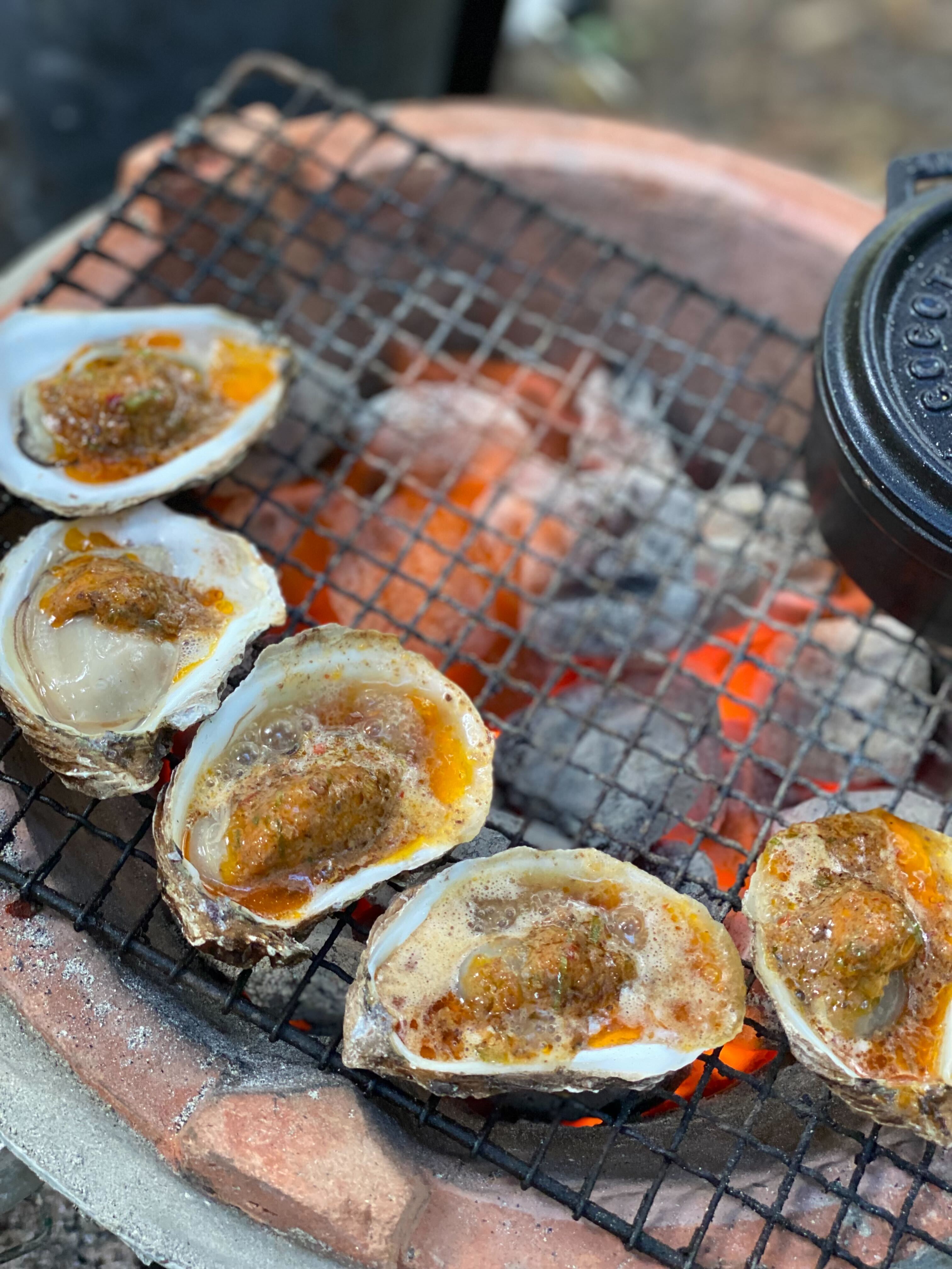 Oysters Open Fire