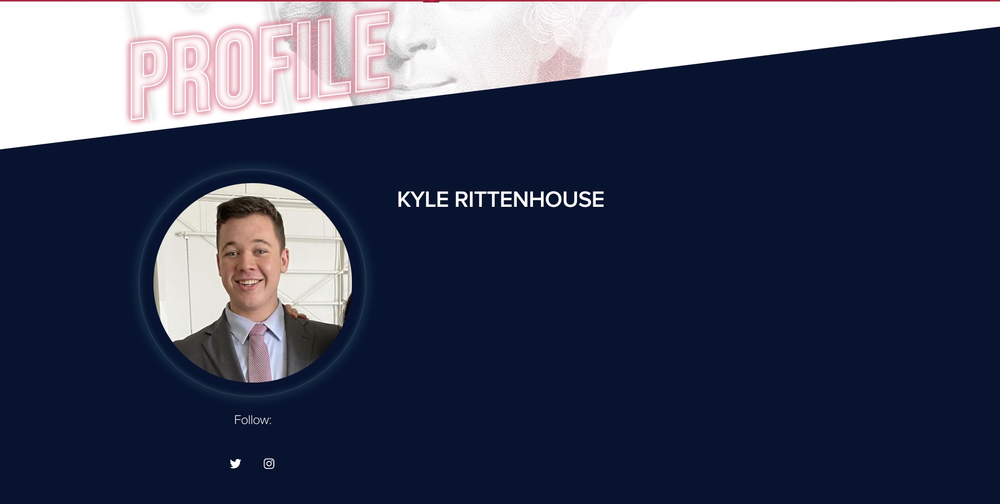 Kyle Rittenhouse AmericaFest profile