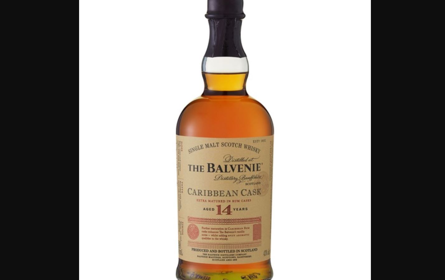 The Balvenie 14 Caribbean Cask Single Malt Whisky