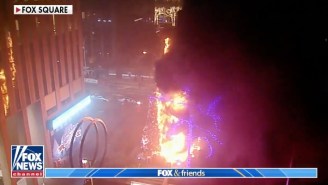 Fox News Appears To Be Having A Complete Day-Long Meltdown About Its Torched Christmas Tree