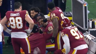 Jonathan Allen And Daron Payne Got In A Sideline Skirmish After Four Early Cowboys Touchdowns