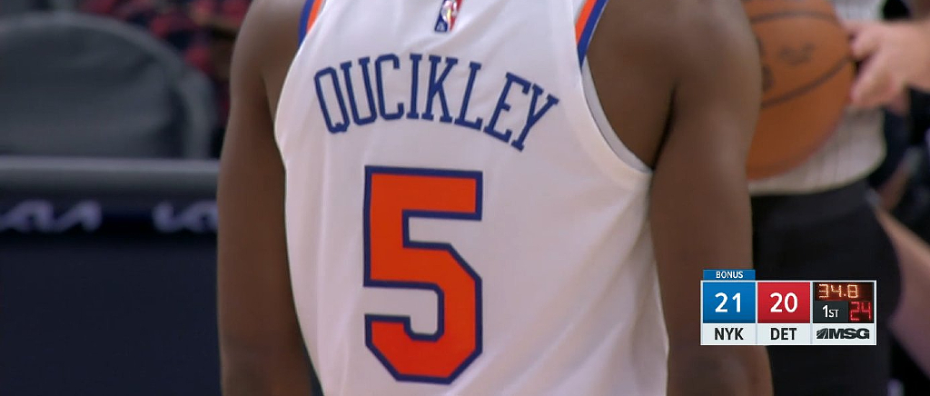 quickley jersey