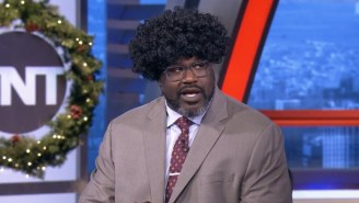 Shaq Wore A Wig Because He Bumped Into An Exit Sign And Has Band-Aids On His Head