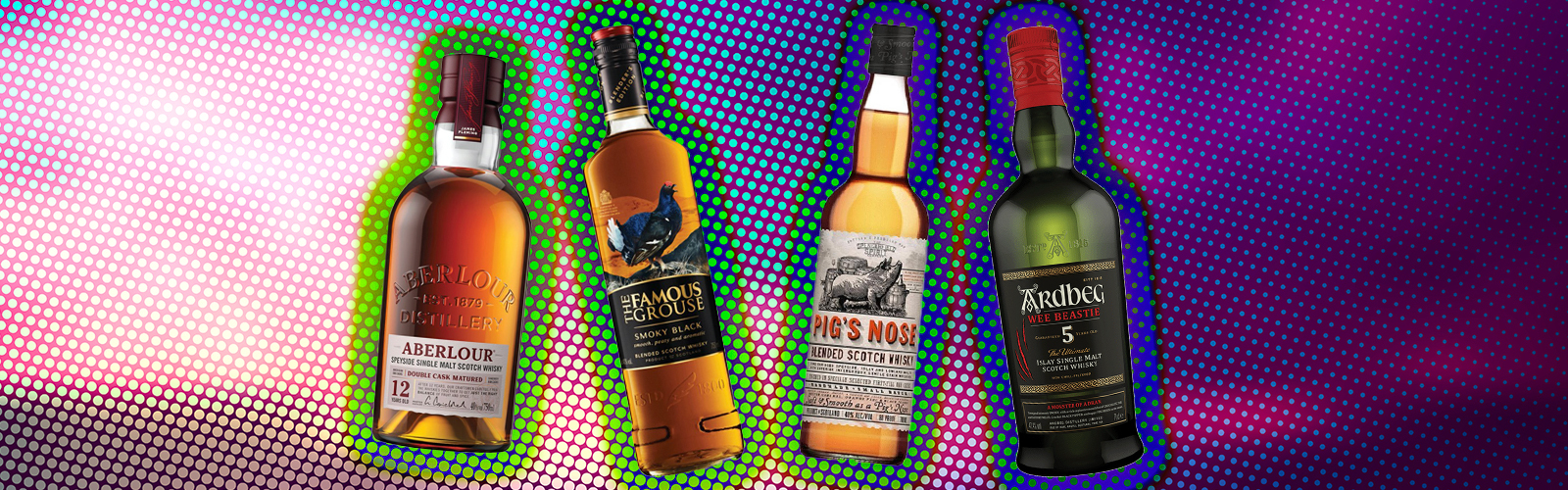 Aberlour/The Famous Grouse/Pig's Nose/Ardbeg/istock/Uproxx