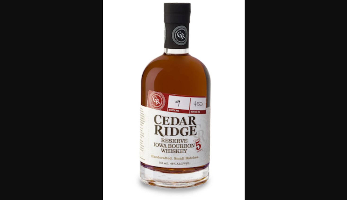 Cedar Ridge Reserve Iowa Bourbon Whiskey