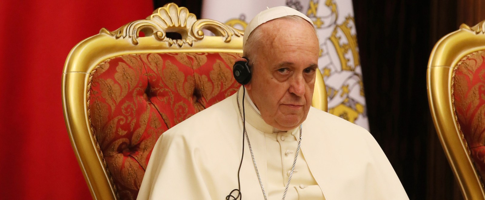 Pope Francis 2014 Headphones