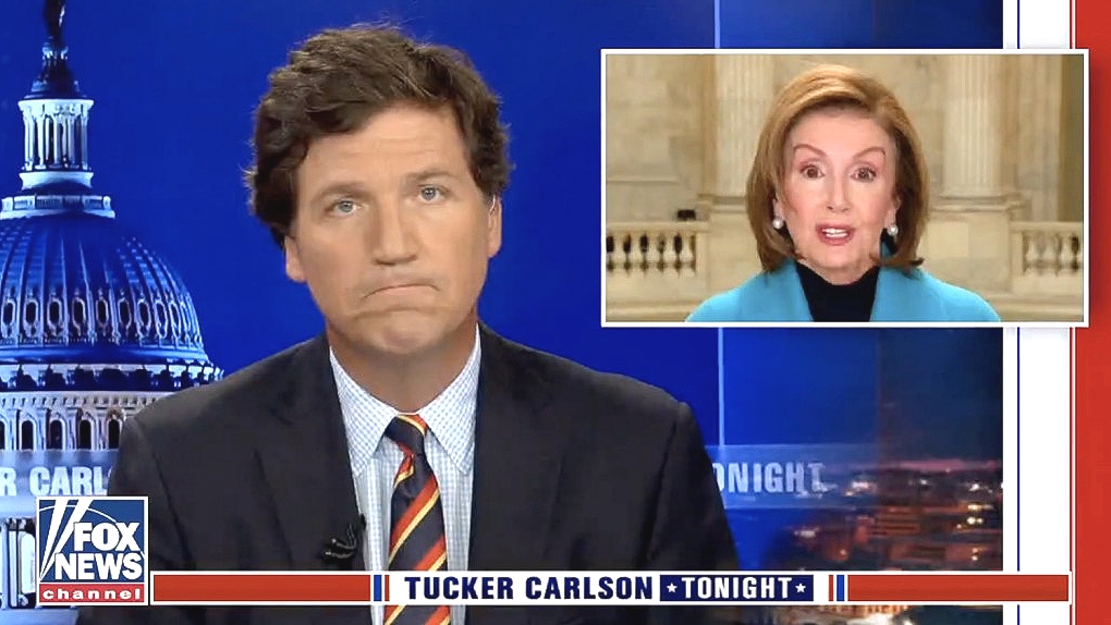 Tucker Carlson mocks Nancy Pelosi on 1-10-2022