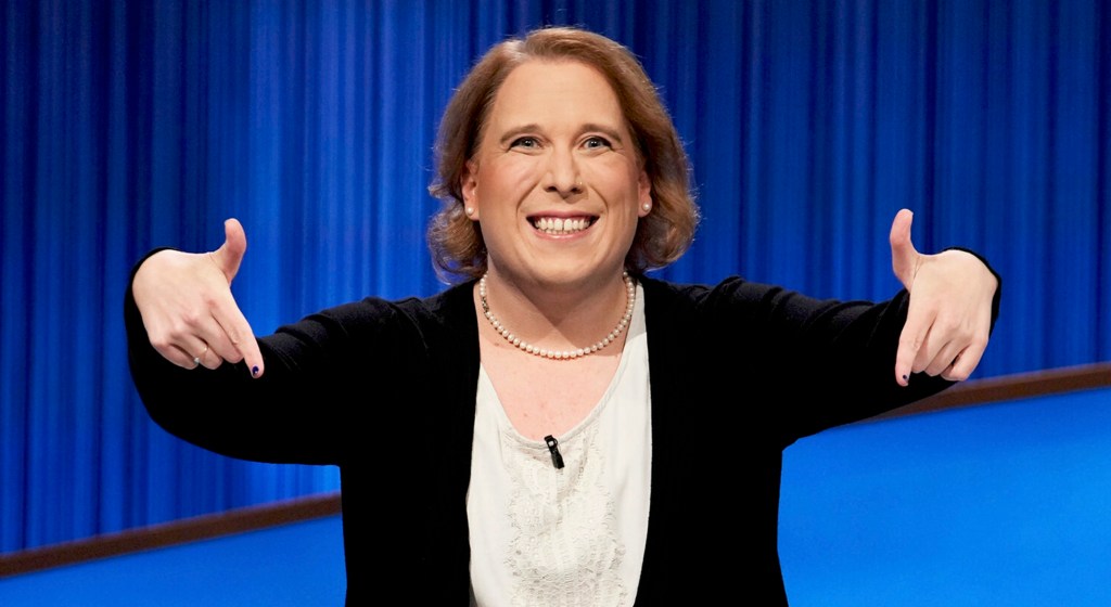 Amy Schneider Wants Ken Jennings To Be Next 'Jeopardy!' Host