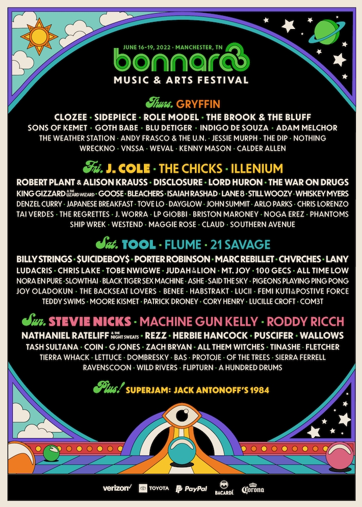 Bonnaroo 2022 lineup