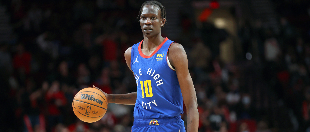 Denver nuggets bol bol hot sale jersey