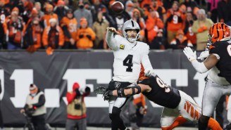 The Bengals Sealed Their First Playoff Win In 31 Years By Intercepting Derek Carr On Fourth-And-Goal