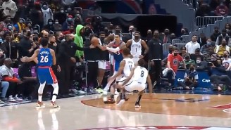 Nets Assistant Coach David Vanterpool Deflected A Pass For A Steal Against The Wizards