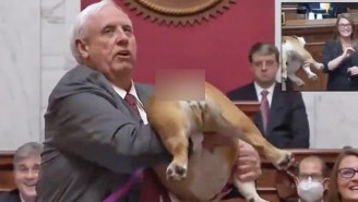 The West Virginia Governor Bizarrely Showed Off His Dog’s Butthole While Beefing With Bette Midler