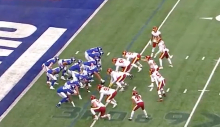 The Giants Ran A QB Sneak On 3rd And 9 And Shockingly It Did Not Work