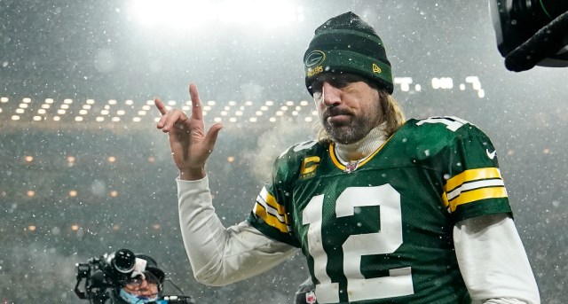 Aaron Rodgers rolled into Packers camp dressed like a Nicolas Cage character