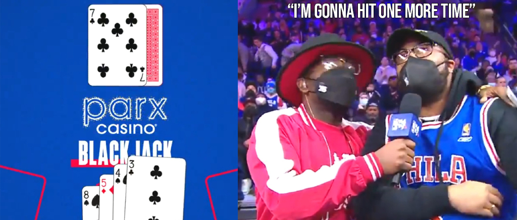 sixers fan blackjack