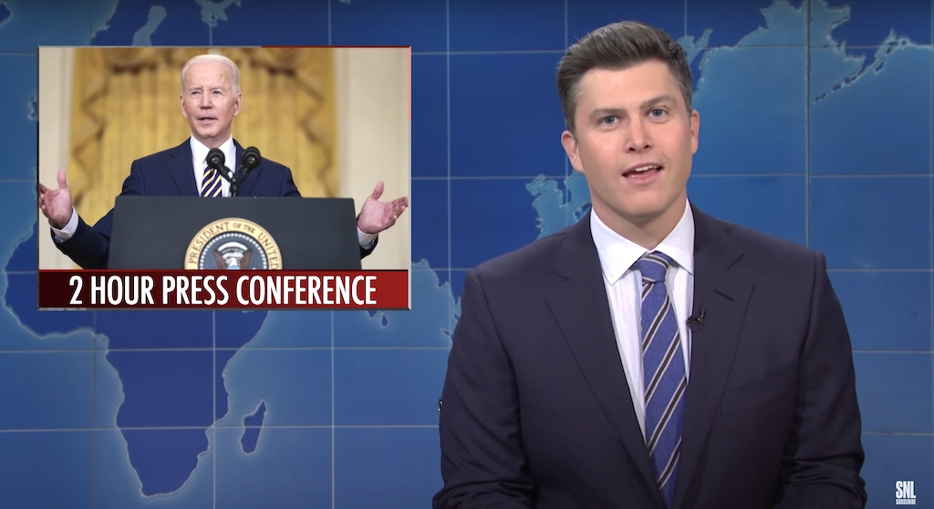 [WATCH] 'SNL' Weekend Update Took On Biden, M&Ms, More