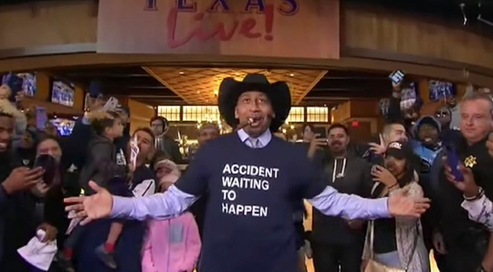 Stephen A Smith Celebrates After Cowboys Lose To 49ers