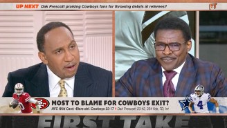 Stephen A. Smith Loved Rubbing The Cowboys Loss In Michael Irvin’s Face On ‘First Take’