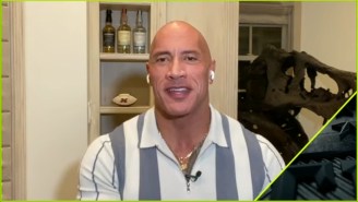 Yes, The Rock Did Have A T-Rex Skull Behind Him On The Manningcast, And It’s Name Is Stan (And Maybe Cost $31.8 Million)