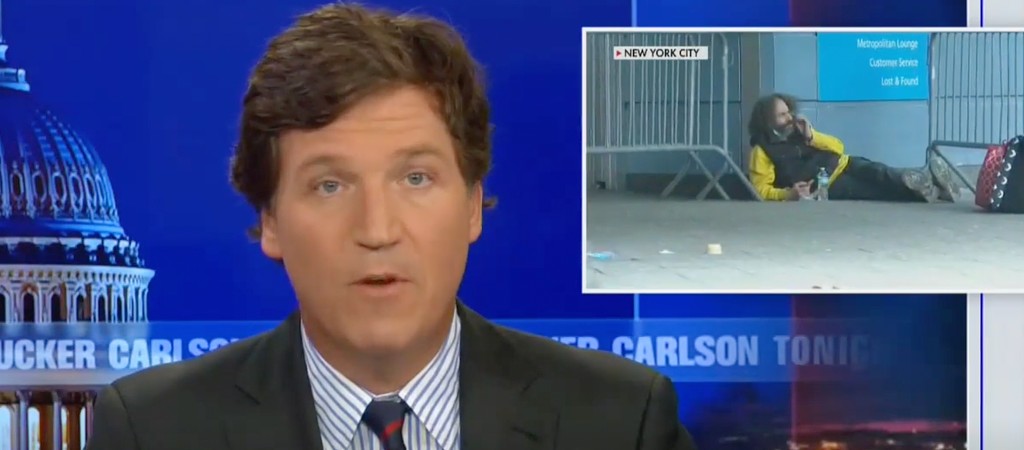 Tucker Carlson Homeless