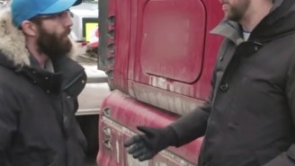 Jordan Klepper Went To Ottawa To Meet Canada’s ‘Freedom Convoy’ Truckers (And Find The End Table He Ordered From Wayfair)