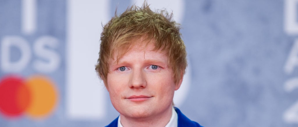 Ed Sheeran at the 2022 BRIT Awards