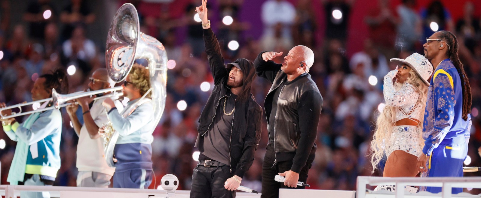 Eminem Dr Dre 2022 Super Bowl Haltime Show