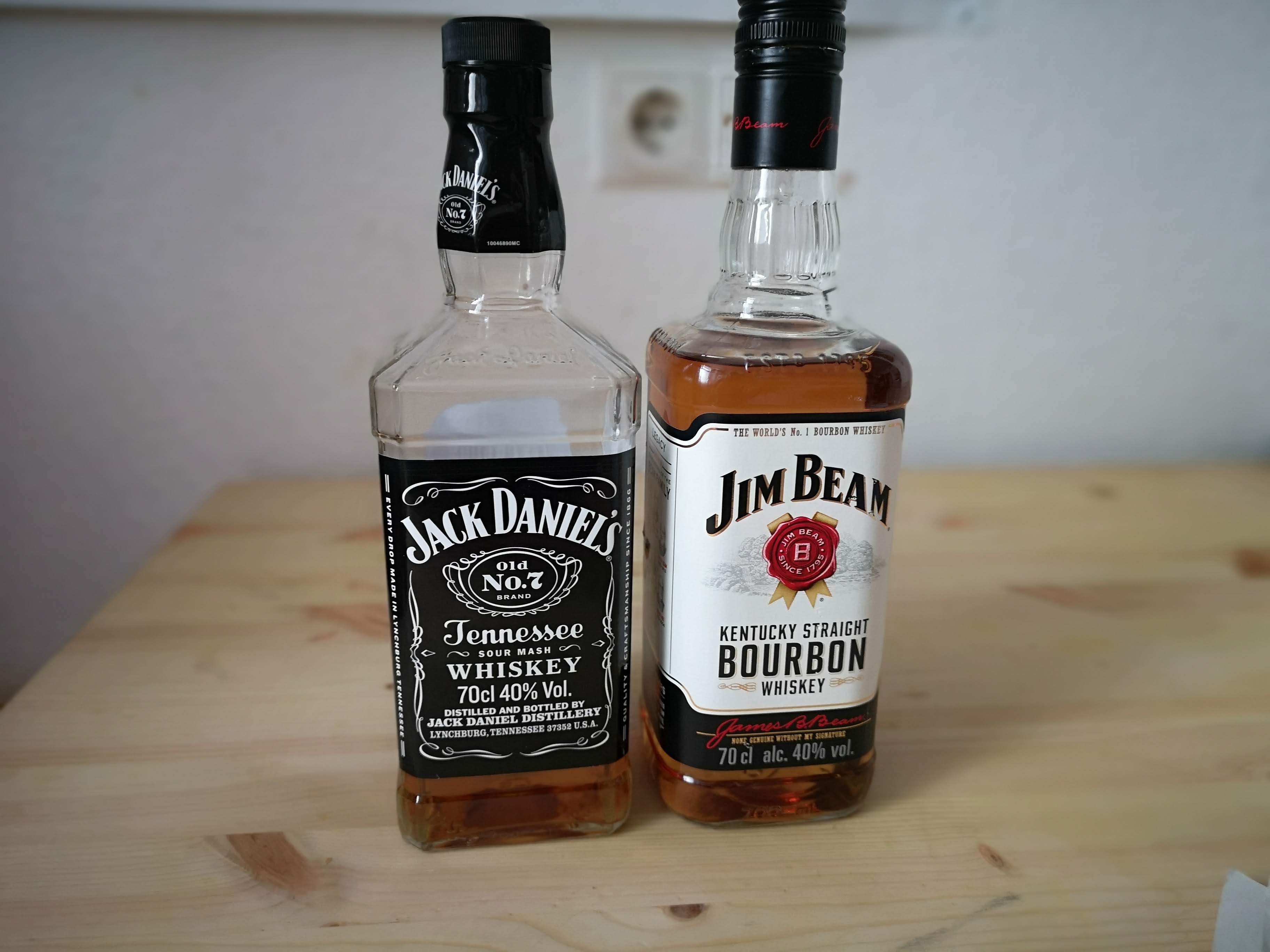 Jim Beam vs. Jack Daniel's