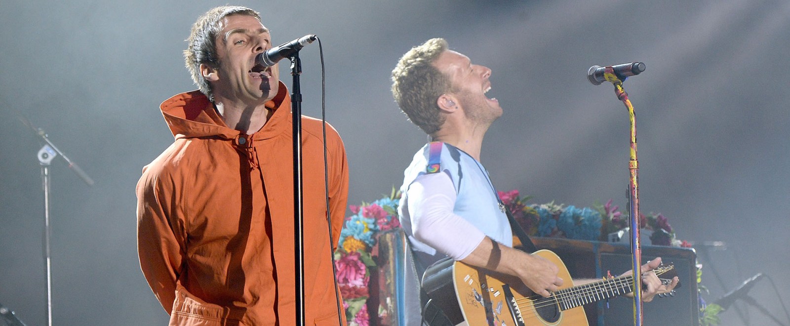 Liam Gallagher Oasis Chris Martin Coldplay 2017 One Love Manchester Benefit Concert