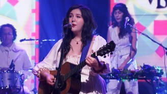 Lucy Dacus Performed An Entire Concert Laying On A Couch Due To Back Issues