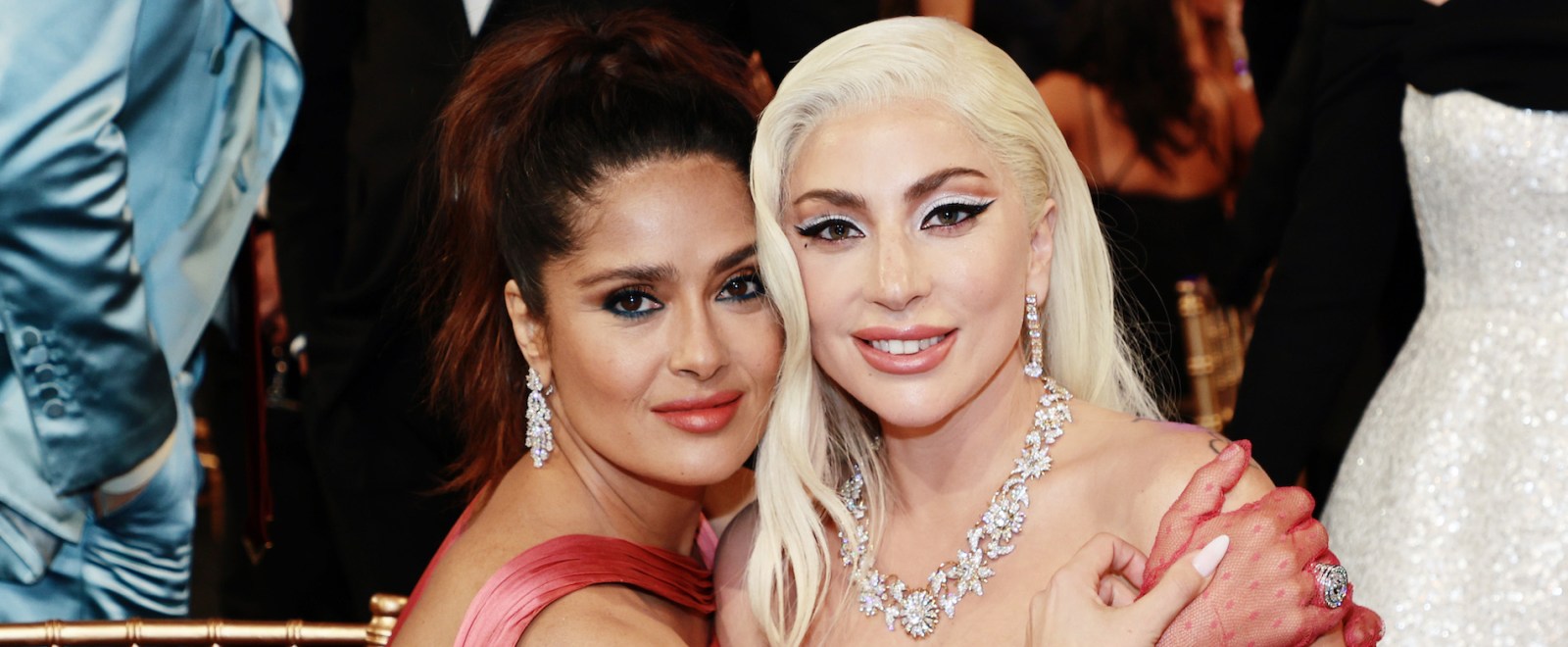 Salma Hayek Says Lady Gaga Is 'A Good Kisser'