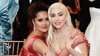 Salma Hayek Says Lady Gaga Was ‘A Good Kisser’ For Their Unexpected ‘House Of Gucci’ Make-Out