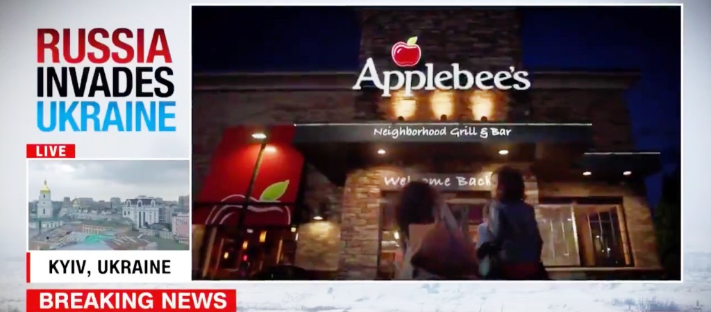 Applebee's CNN Ukraine Commercial