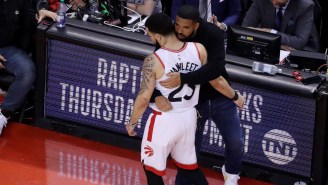 Fred VanVleet Was Congratulated By Drake Courtside After Being Named An All-Star