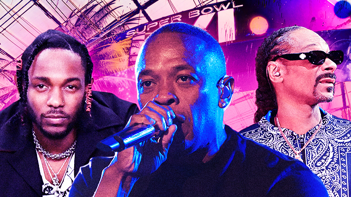 Super Bowl halftime show 2022: Full setlist from loaded lineup featuring  Dr. Dre, Snoop Dogg, Mary J. Blige and more - DraftKings Network