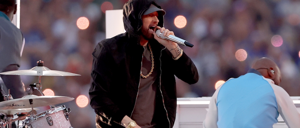 Eminem Kneels Super Bowl Halftime Show