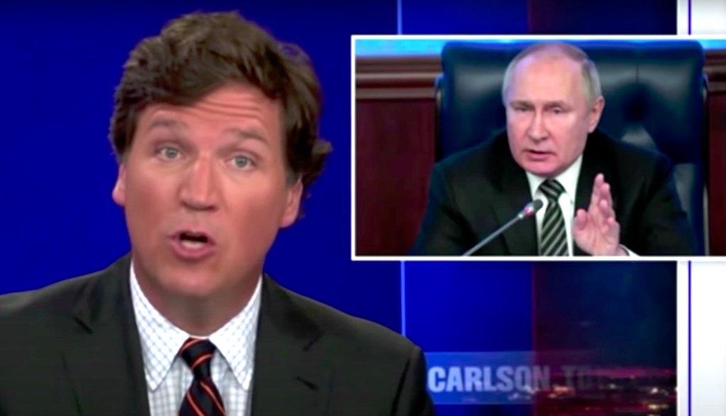 Newsmax Calls Out Fox News, Tucker Carlson For Putin Support