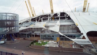 Part Of O2 Arena’s Roof Was Blown Off By Storm Eunice In London