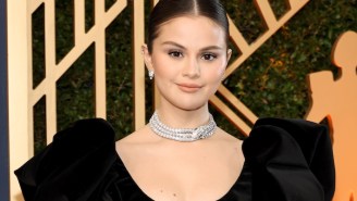 Selena Gomez Brought The Glamor To The SAG Awards In A Velvet Oscar De La Renta Gown And A $1 Million Diamond Necklace