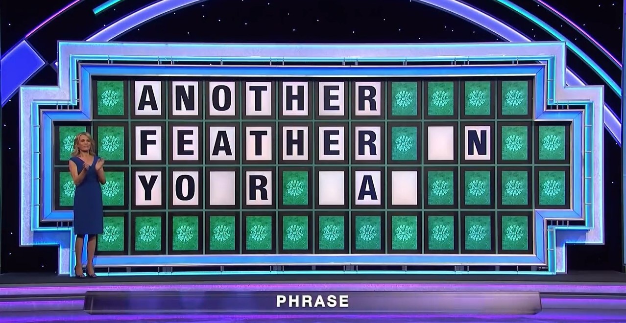 wheel of fortune another feather in your cap
