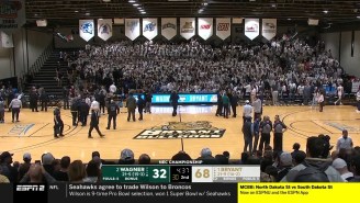 A Brawl In The Stands Led To A Lengthy Stoppage In The NEC Title Game And A Section Getting Cleared Out