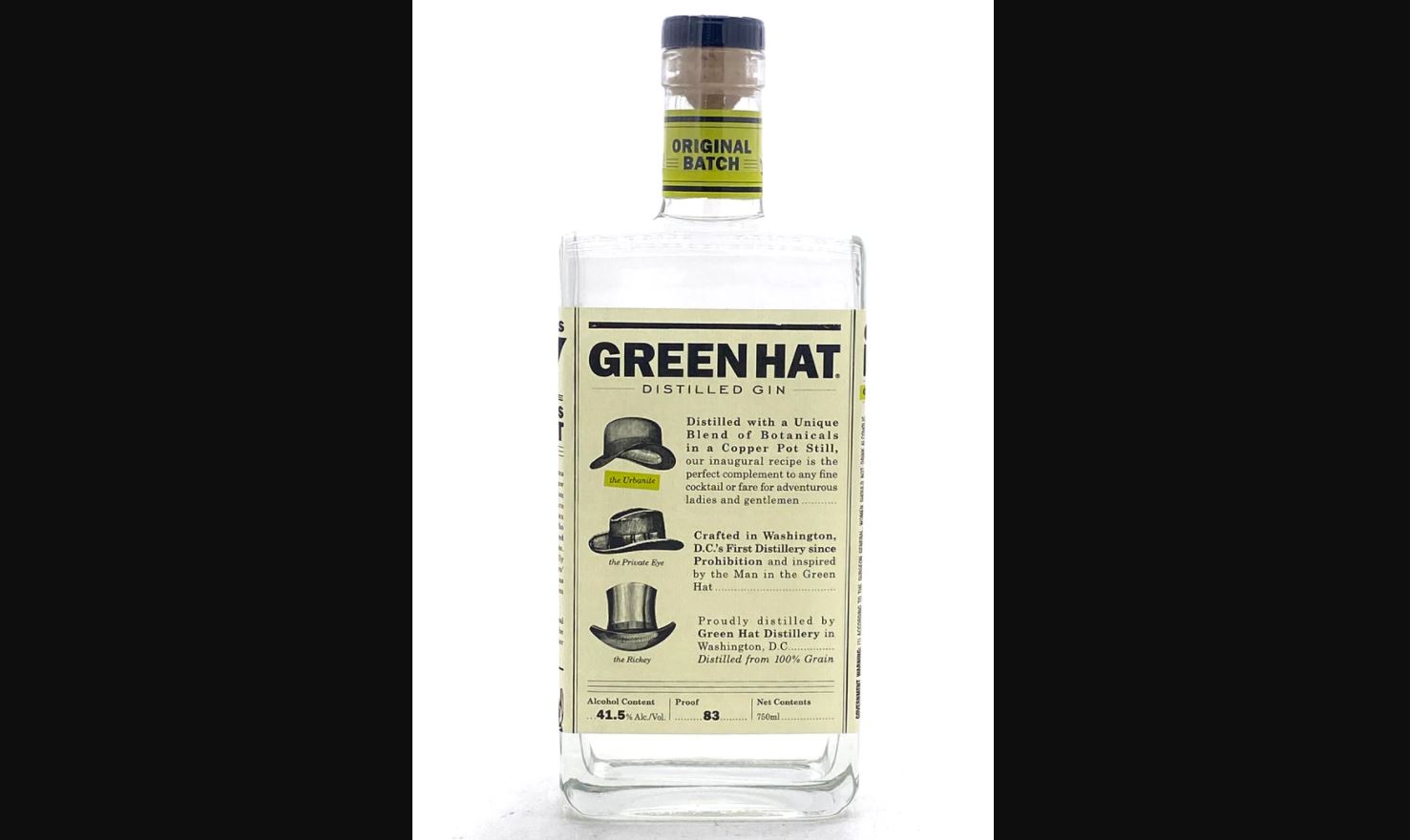 Green Hat Original Batch Gin