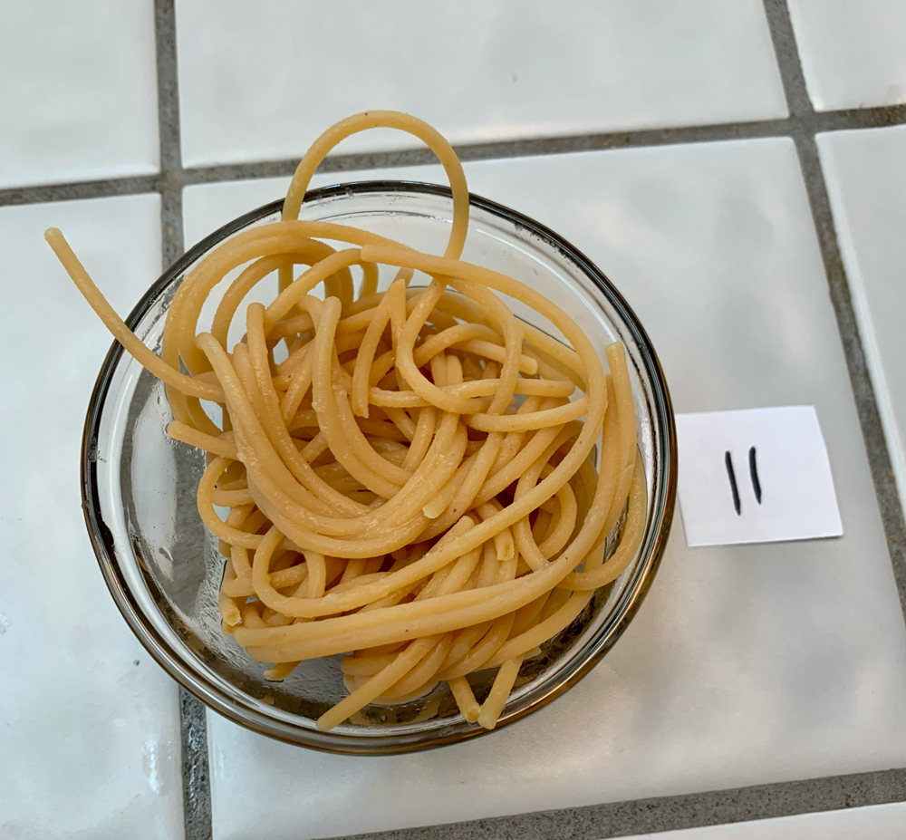 Sample 11 Gluten Free pasta