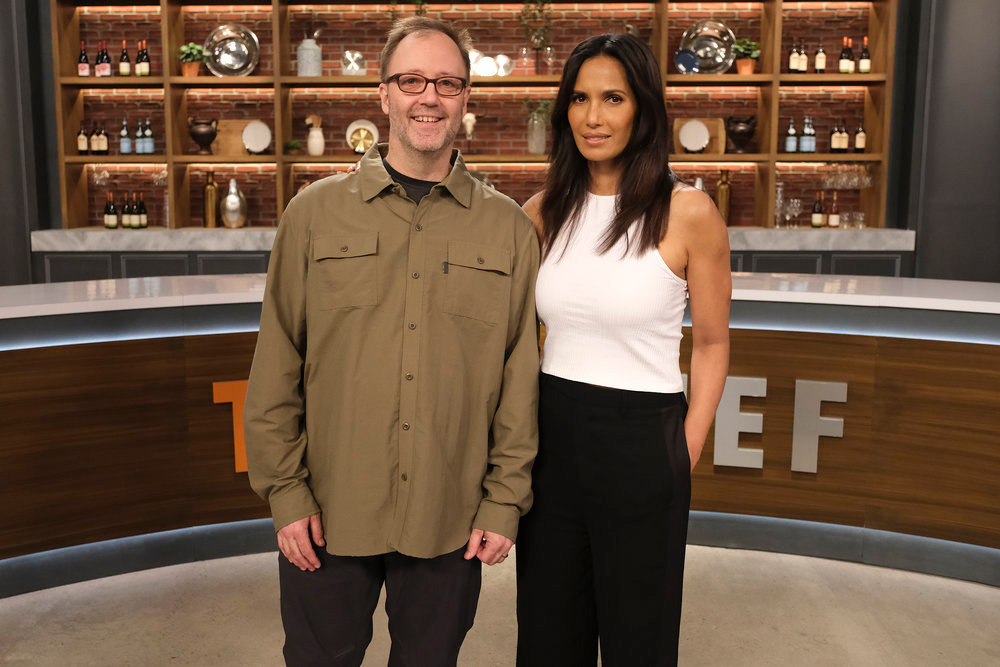 Wiley Dufresne and Padma Lakshmi on Top Chef