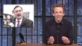 Seth Meyers Ruthlessly Mocked MyPillow Guy Mike Lindell For His Unhinged Rant About Which States Were ‘Stoled’ From Trump